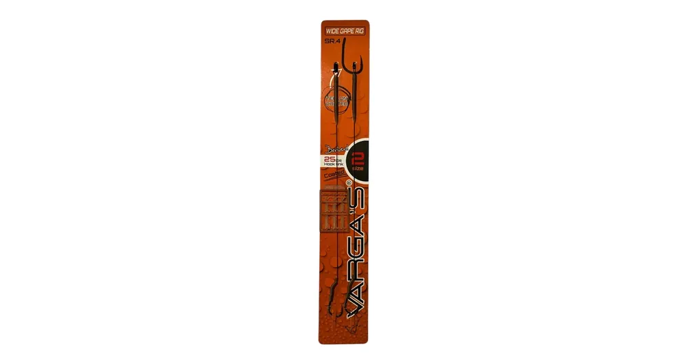 Seizoensaanbieding Varga‘s előkötött horog SR4 Wide gape rig 2 2db/csg