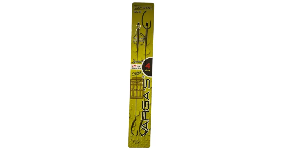 Fabrieksprijs Varga‘s előkötött horog SR8 curv shank coated 4 2db/csg