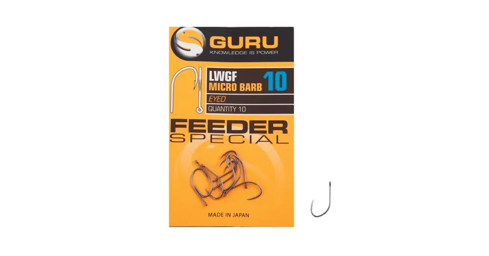 Direct Verzonden Guru LWG Feeder Special Eyed (füles) 16 horog, 10 db/csg