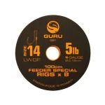 Fabrieksprijs Guru LWGF Feeder Special Rig 12 100cm, előkötött horog 8 db/csg