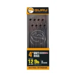 Bestel Nu Guru QM1 Speed Stop Ready Rigs 4" (10cm) - 10 QM1- 12lbs/0,25mm, előkötött horog 8 db/csg