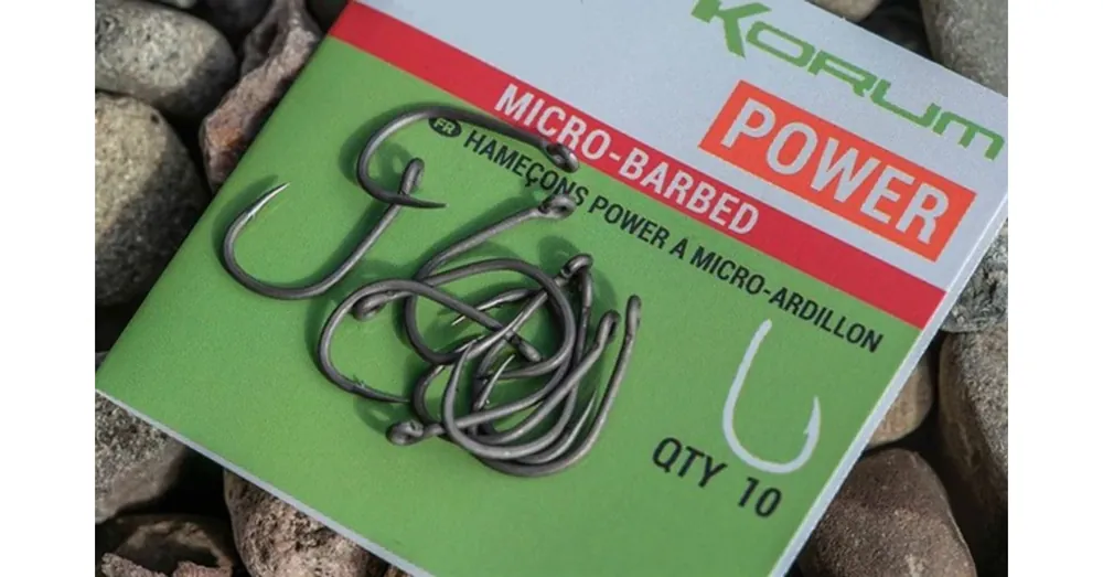Korum Xpert Power micro barbed Hooks füles horog - SIZE 8 10db/csg Koopje