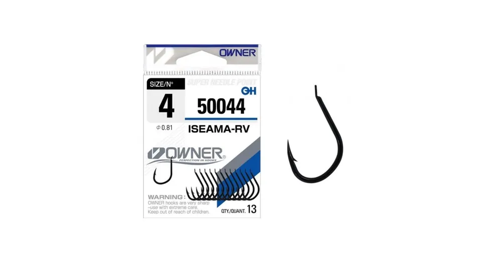 Koopje Owner Iseama-RV 50044 06 lapkás horog 14 db/csg