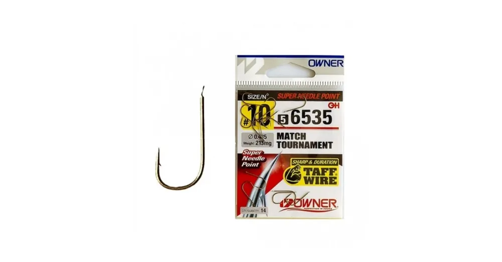 Owner Match Tournament 56535 14 lapkás horog 14 db/csg Express Levering