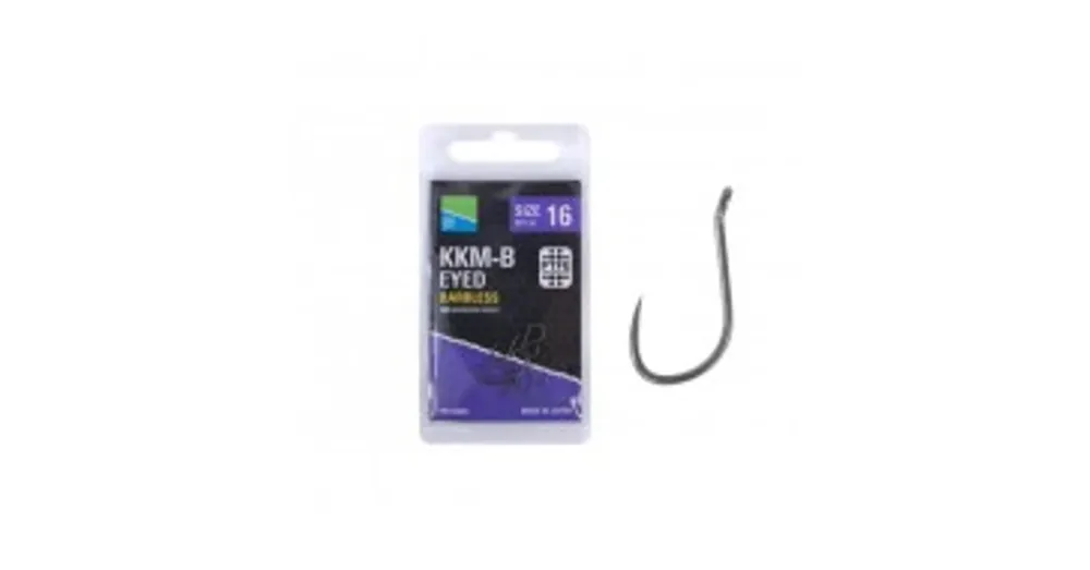 Voordeelprijs Preston KKM-B Barbless Hooks 14 füles horog 10 db/csg