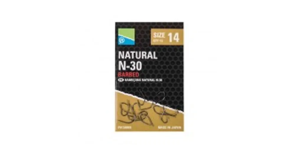 Preston N30 Hook 10, lapkás horog 15 db/csg Gratis Retour