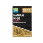Betrouwbaar Preston N30 Hook 14, lapkás horog 15 db/csg