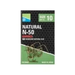 Voordeelprijs Preston N50 Hook 12, lapkás horog 15 db/csg