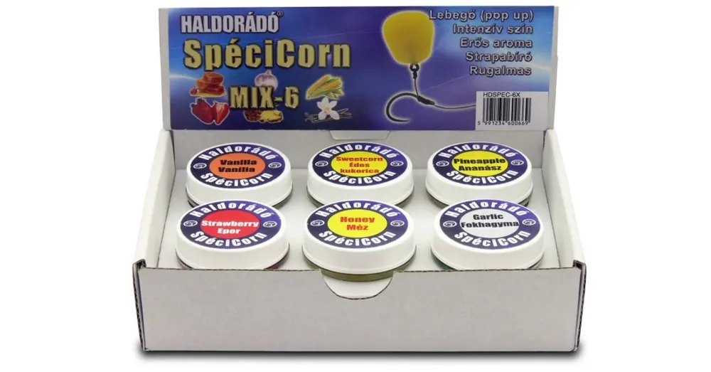 Haldorádó Spécicorn gumikukorica mix 6 10 Szem 6 Íz Egy dobozban Voordeelprijs