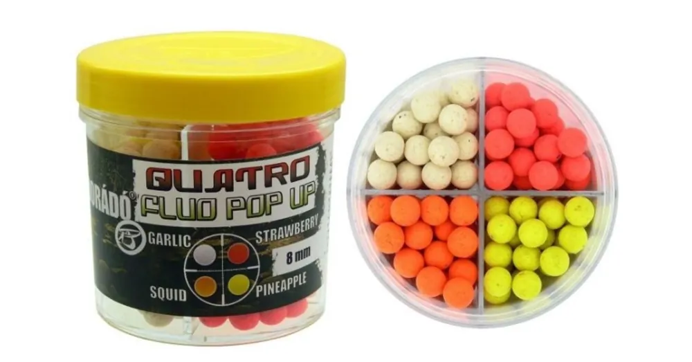 Alleen Vandaag Haldorádó Quatro fluo pop-up boilies 50g 8mm
