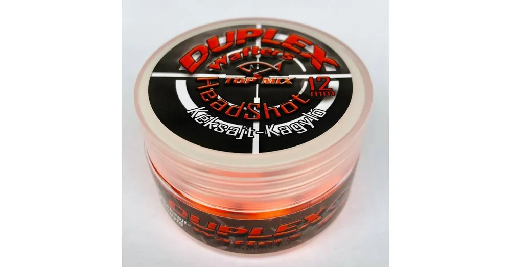 Aanbieding Top Mix Duplex Wafters Headshot (Kéksajt-kagyló) 12mm 30 g