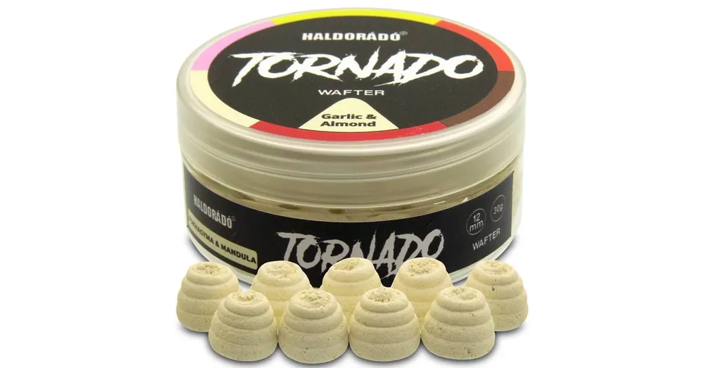 Uitverkoop Haldorádó Tornado wafter 30g 12 mm Fokhagyma & Mandula