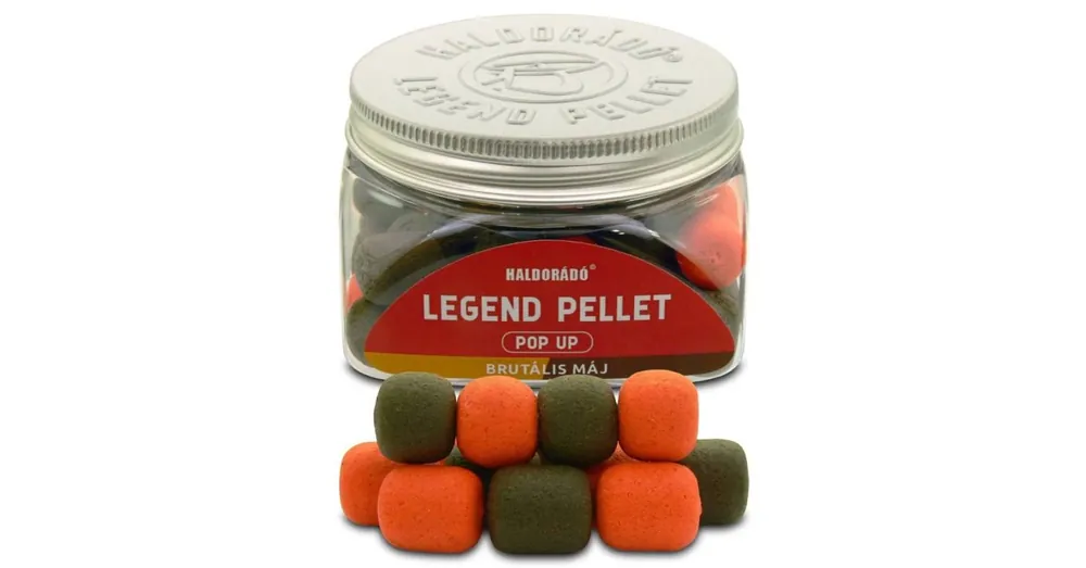 Veilige Betaling Haldorádó Legend Pellet Pop Up 12, 16 mm 50g - Brutális Máj