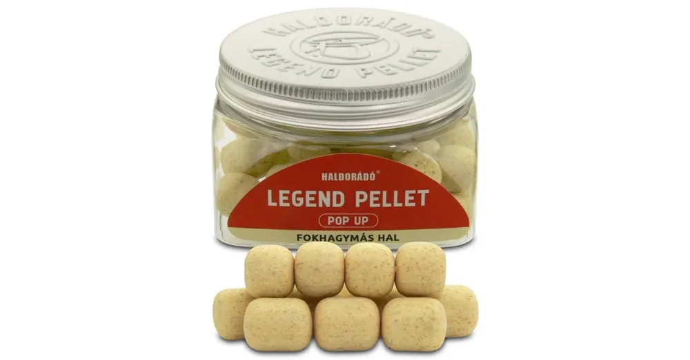 Haldorádó Legend Pellet Pop Up 12, 16 mm 50g - Fokhagymás Hal Flitsaanbieding