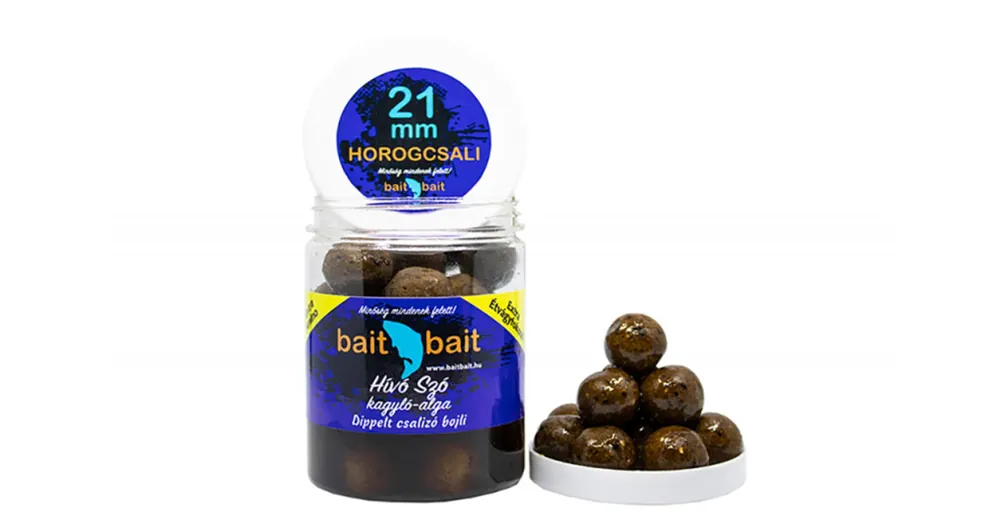 Koop Online BaitBait Hívó Szó dippelt csalizóbojli 21mm 220g