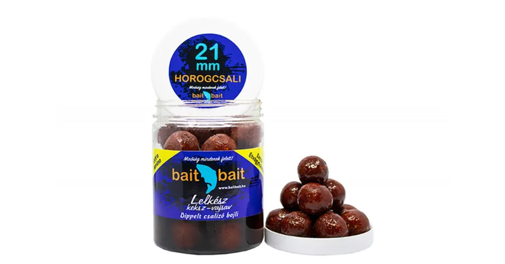 BaitBait Lelkész dippelt csalizóbojli 21mm 220g Tijdelijk Beschikbaar