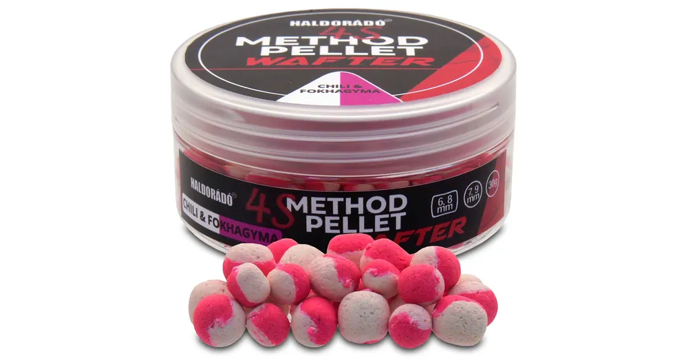 Haldorádó 4S Method Pellet Wafter 6, 8 mm - Chili & Fokhagyma 30g Merkproduct