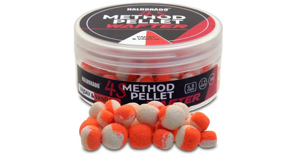 Haldorádó 4S Method Pellet Wafter 6, 8 mm - Vajsav & Vanília 30g Lage Kosten