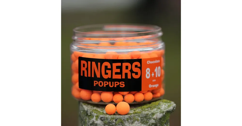 Beperkte Voorraad Ringers Chocolate Orange Pop-Up 8+10mm 80g