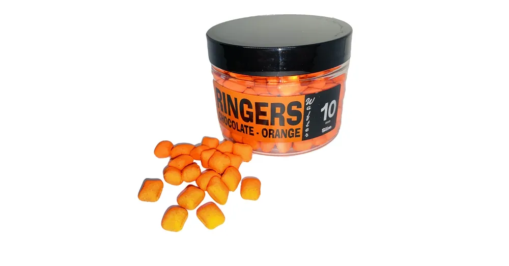 Gereduceerde Prijs Ringers Chocolate Orange Slim Wafters 10mm 80g