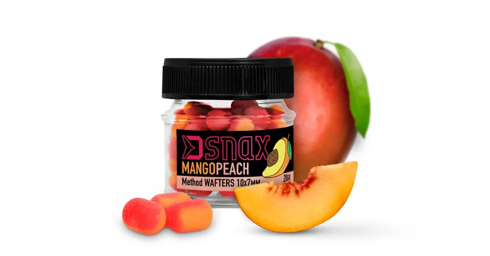 Laatste Versie Delphin D SNAX WAFT csali 7x5.5mm 20g Mangó-Barack wafters