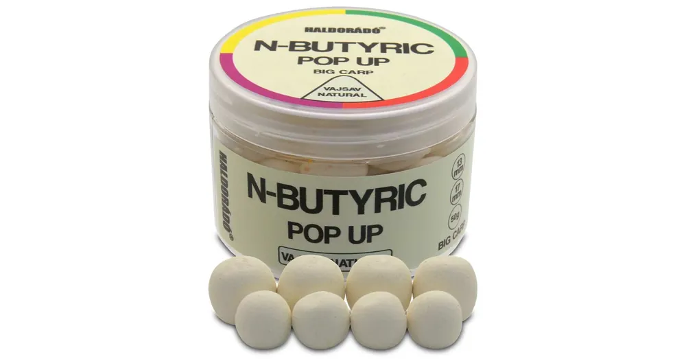Haldorádó N-Butyric Pop Up Big Carp 13, 17 mm - Vajsav Natural 50g Flitsaanbieding