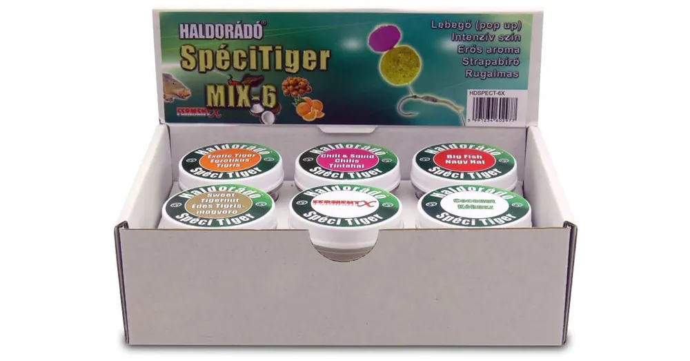 Haldorádó SpéciTiger - Mix-6 / 6 íz egy dobozban 6*8db Gratis Retour