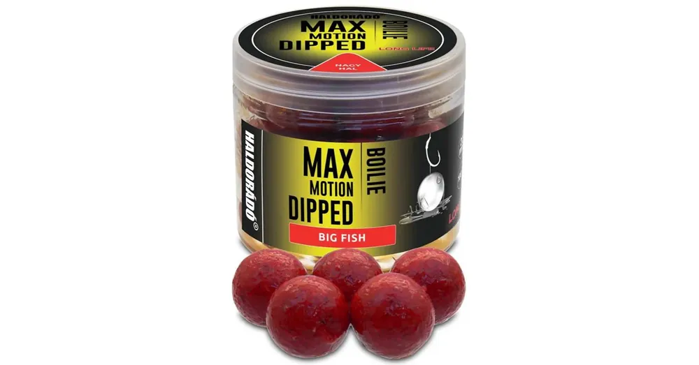 Haldorádó MAX MOTION Boilie Dipped 20 mm - Nagy Hal 80g Direct Verzonden