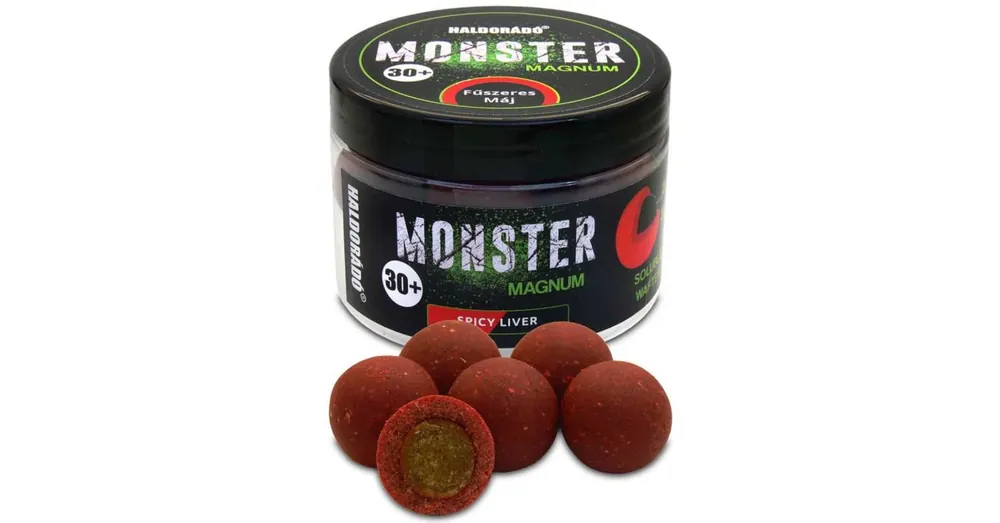 Speciale Aanbieding Haldorádó MONSTER Magnum 30+ - Fűszeres Máj 180g