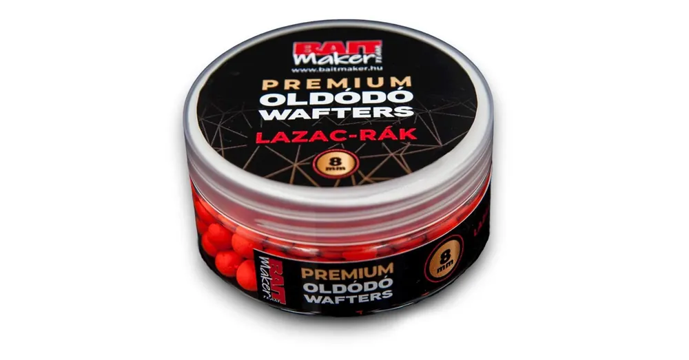 Bait Maker Premium 8mm Lazac és Rák 25g, oldódó wafters Uitverkoop