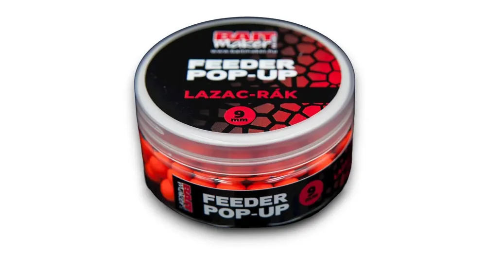 Populair Bait Maker Feeder Pop Up 9mm Lazac és Rák 25g, bojli
