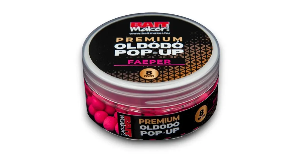 Must-Have Bait Maker Premium Oldódó Pop Up 8mm Faeper 20g, bojli