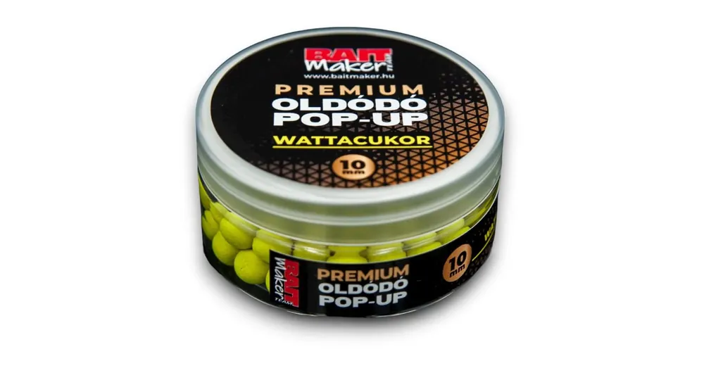 Bait Maker Premium Oldódó Pop Up 10mm Wattacukor 25g, bojli Aanbieding