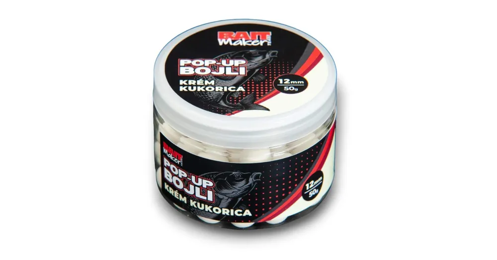 Direct Beschikbaar Bait Maker Pop Up 12mm Krém Kukorica 50g, bojli