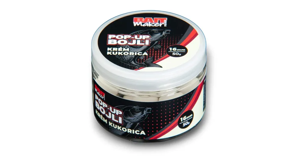 Hete Deal Bait Maker Pop Up 16mm Krém Kukorica 50g, bojli