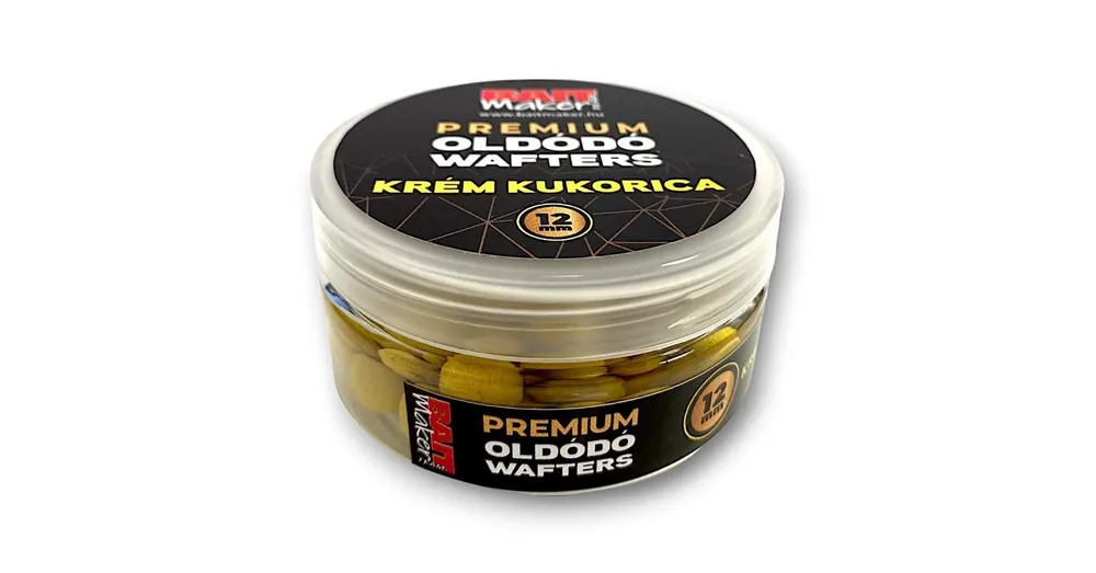 Bait Maker Premium 12mm Krém Kukorica 30g, oldódó wafters Aanbieding