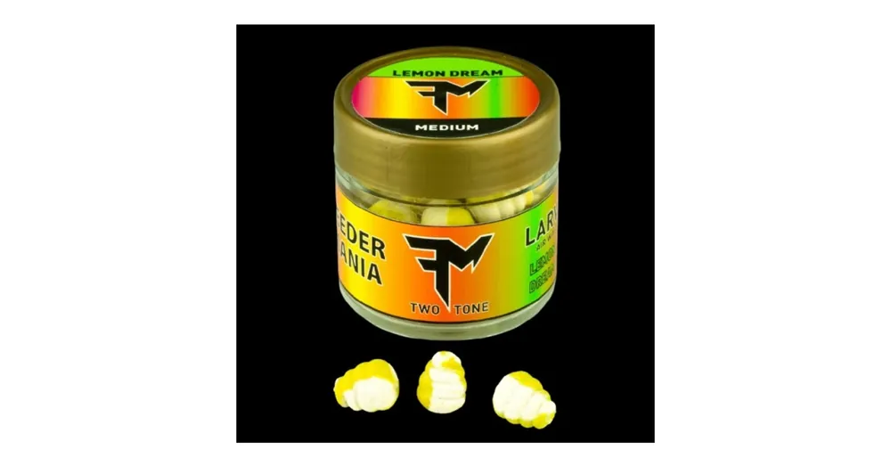 Feedermánia Larva Air Wafters Two Tone M Lemon Dream/Citromos Süti 16g, horogcsali Nieuw