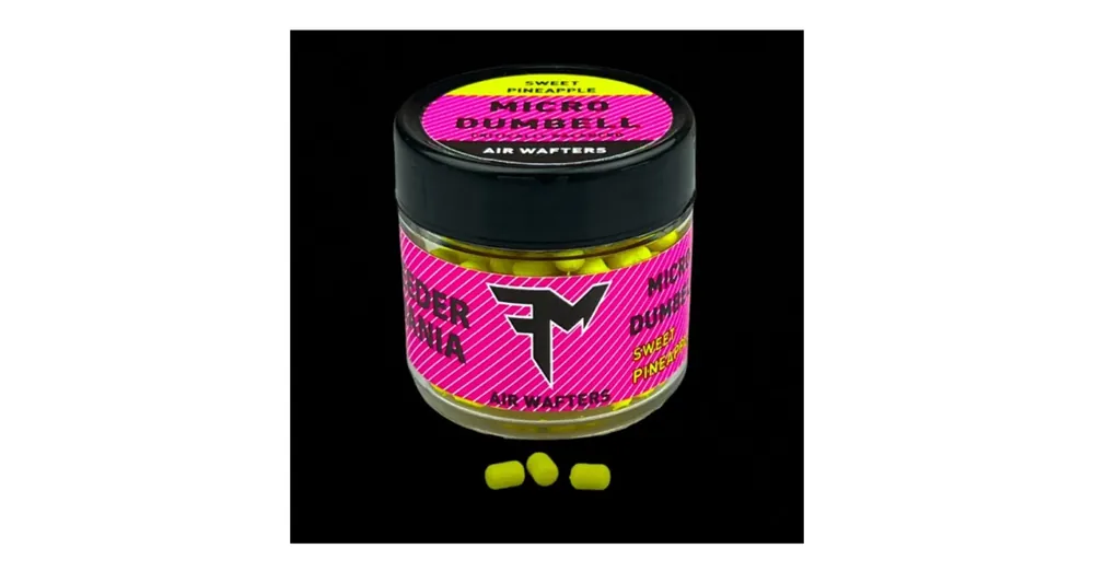 Feedermánia Micro Dumbell Air Wafters Sweet Pineapple/Édes Ananász 10g, horogcsali Koop Vandaag