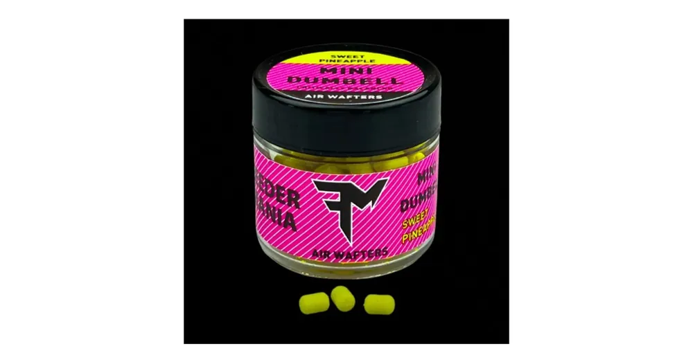 Feedermánia Mini Dumbell Air Wafters Sweet Pineapple/Édes Ananász 10g, horogcsali Beperkte Voorraad