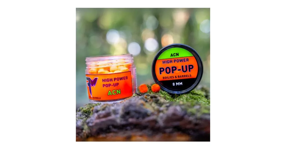 Feedermánia High Power Pop-Up Boilies & Barrels 8mm ACN/Tengeri Hal 14g, horogcsali Beperkt Aanbod