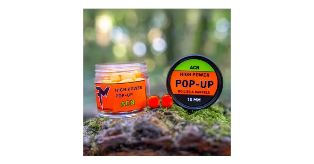 Aanbieding Feedermánia High Power Pop-Up Boilies & Barrels 10mm ACN/Tengeri Hal 14g, horogcsali