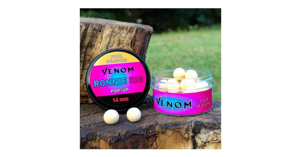 Must-Have Feedermánia Venom Ronnie Rig Pop-Up 14mm Four Seasons/Rák-Édes Krém 45g, bojli