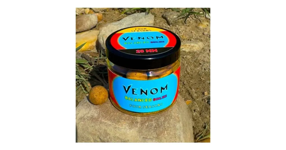Laatste Kans Feedermánia Venom Balanced 20mm Four Seasons/Rák-Édes Krém 100g, bojli