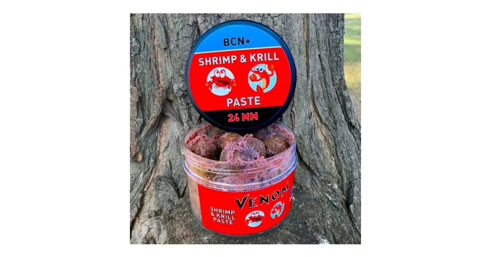 Feedermánia Venom Shrimp & Krill Paste 24mm BCN/Rák 250ml, bojli Premium