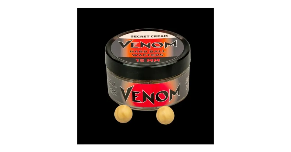 Feedermánia Venom Hard Ball Wafters 15mm Secret Cream/Édes Krém 13 db/doboz, horogcsali Betaalbaar
