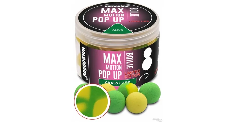 Haldorádó Max Motion Boilie Pop Up 16mm Limited Edition - Amur 50g Merkproduct