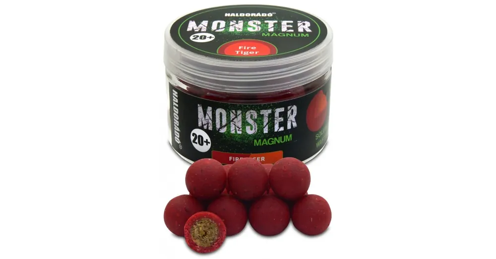 Haldorádó Monster Magnum 20+ - Fire Tiger, csalizó bojli 80g Direct Beschikbaar