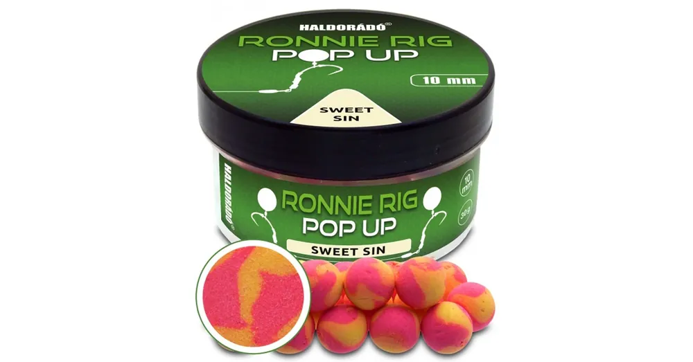 Haldorádó Ronnie Rig Pop Up - Sweet Sin 10mm, csalizó bojli 30g Aanbieding
