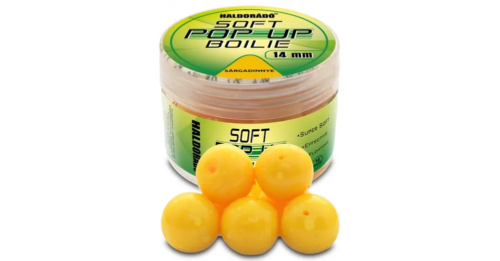 Haldorádó Super Soft Pop Up Boilie 14mm - Sárgadinnye, imitáció 20 db/doboz Beste Prijs