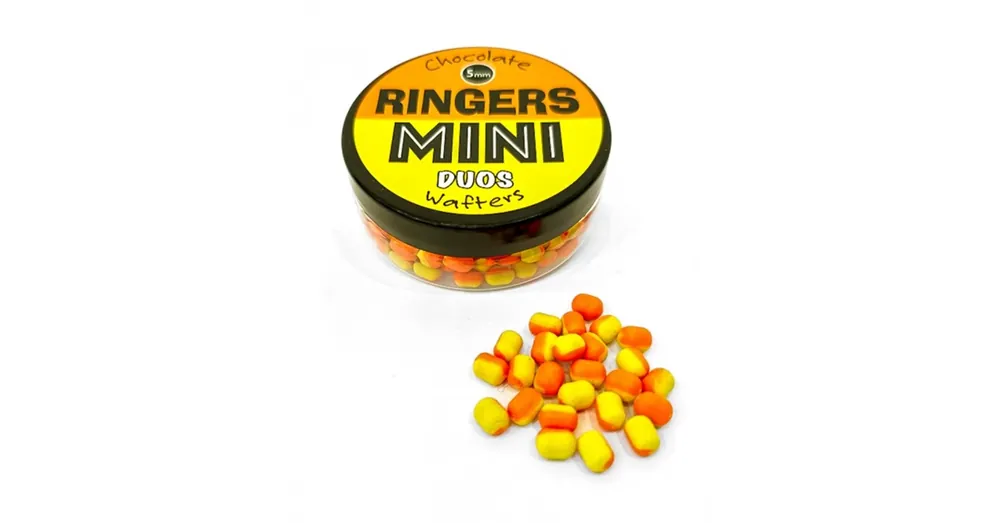 Express Levering Ringers Mini Duos Orange and Yellow 30g, wafters